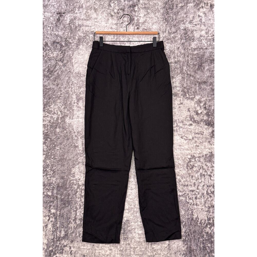 New Vetta Pants 4 Womens Straight Ankle Leg High Rise Trouser